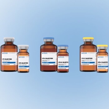 Multiple different size vials of Empower Pharmacy's different lipotropic medications.